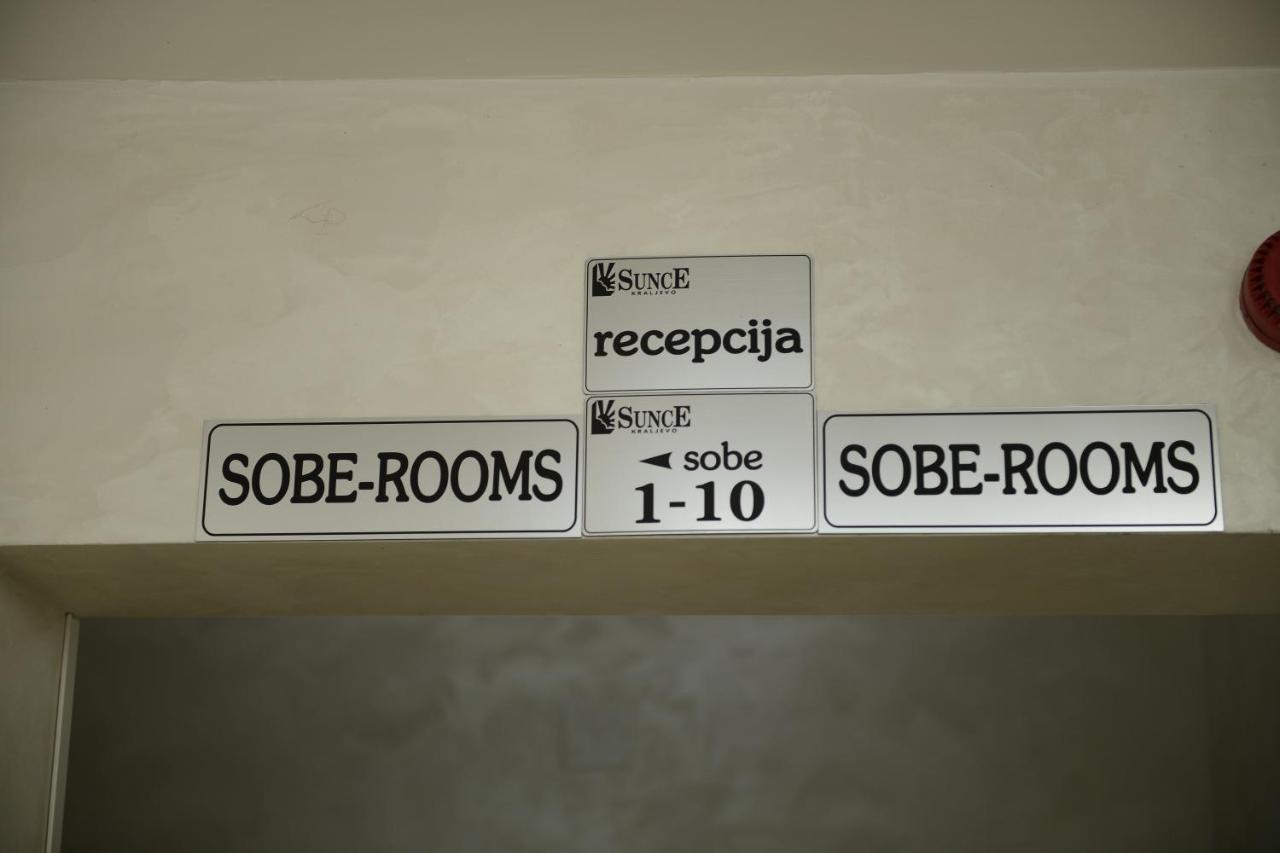 Hotel Sunce Kraljevo Eksteriør bilde